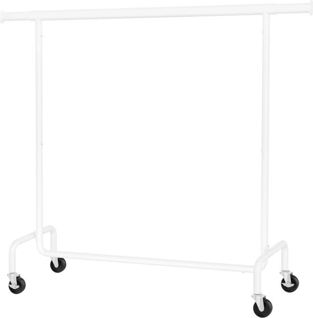 Songmics Kleiderständer Teleskop Weiß B/T/H: 45 x 45 x 162,9 cm - Bild 1