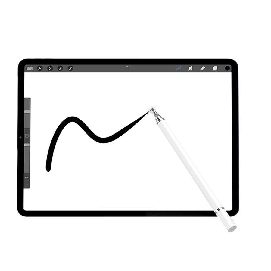 STONEGO 2-in-1 Universal-Stylus-Stift in Weiß für Smartphones, Tablets und Zeichnungsdisplays mit präziser kapazitiver Steuerung - Bild 3