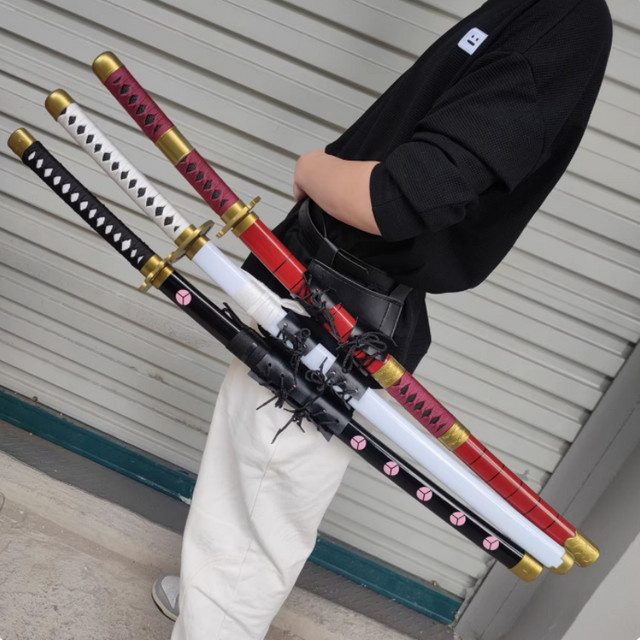 Bandai One Piece Roronoa Zoro Cosplay Katana Schwert aus PU für Rollenspiel und Heimdekoration, Länge: 72 cm - Bild 1