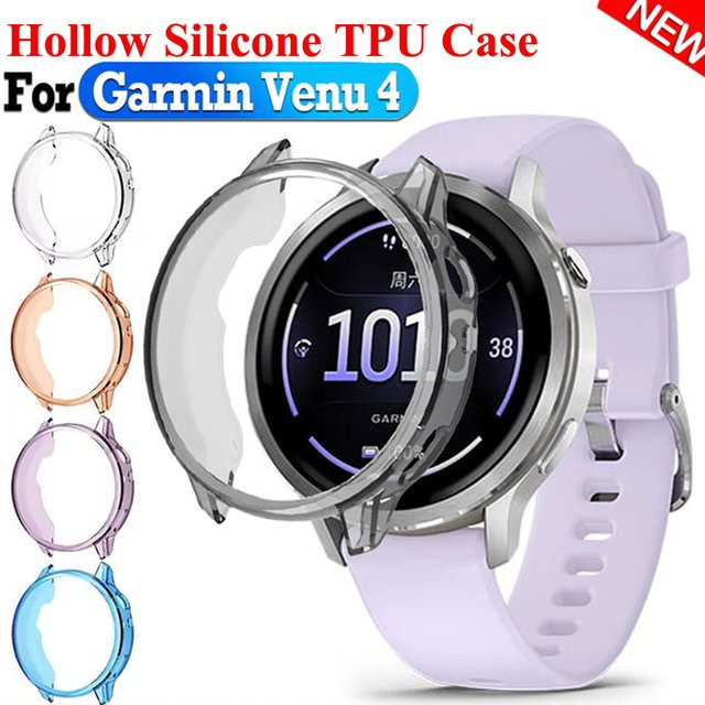 Garmin Schutzhülle Silikon, Schwarz, Smartwatch Zubehör - Bild 1
