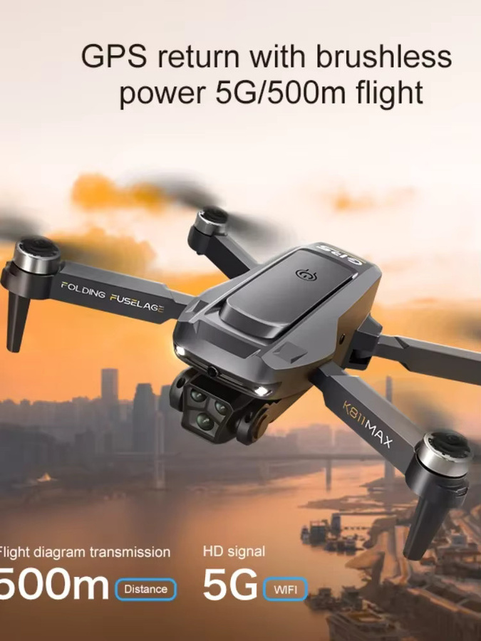 Lenovo K811 MAX Drohne mit GPS, 8K HD Dual Kamera, 5G und intelligenter Hindernisvermeidung, Brushless Quadcopter für Luftbildfotografie - Bild 7