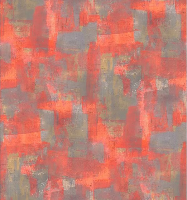 Marburg Fototapete Grafisch Modern in Rot aus Vlies, Breite: 3,4 m x Höhe: 3,18 m - Bild 1