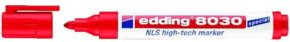 Edding High-Tech Permanentmarker 8030 NLS Rot mit Bullet-Spitze - Bild 2