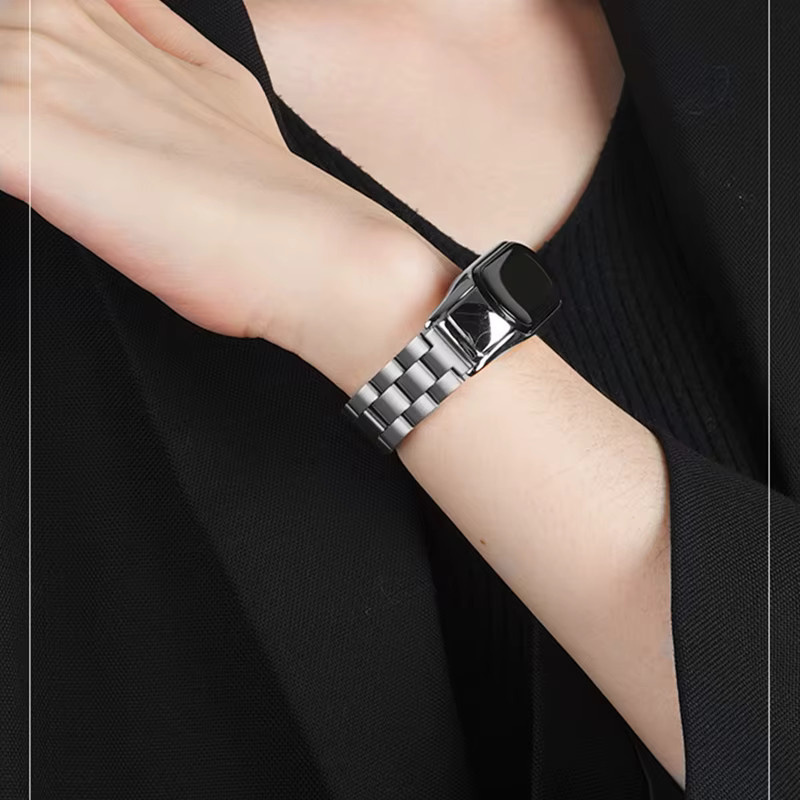JBAILI Armband Edelstahl, Perle, Silber, Unisex - Bild 2