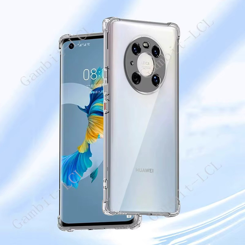 Original Schutzhülle für Huawei Mate 40 Pro und 40E Pro (NOH-NX9, NOH-AN50) transparente weiche TPU Anti-Fall-Hülle - Bild 1