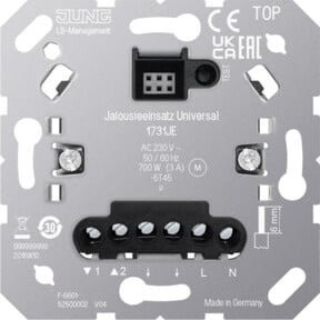 Jung Jalousieeinsatz Universal 1731 JE in Weiß (flush) - Bild 1