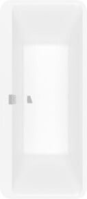 Villeroy & Boch Rechteck-Badewanne Squaro Edge 12 Duo freistehend in Weiß, B/T: 180 x 80 cm - Bild 1