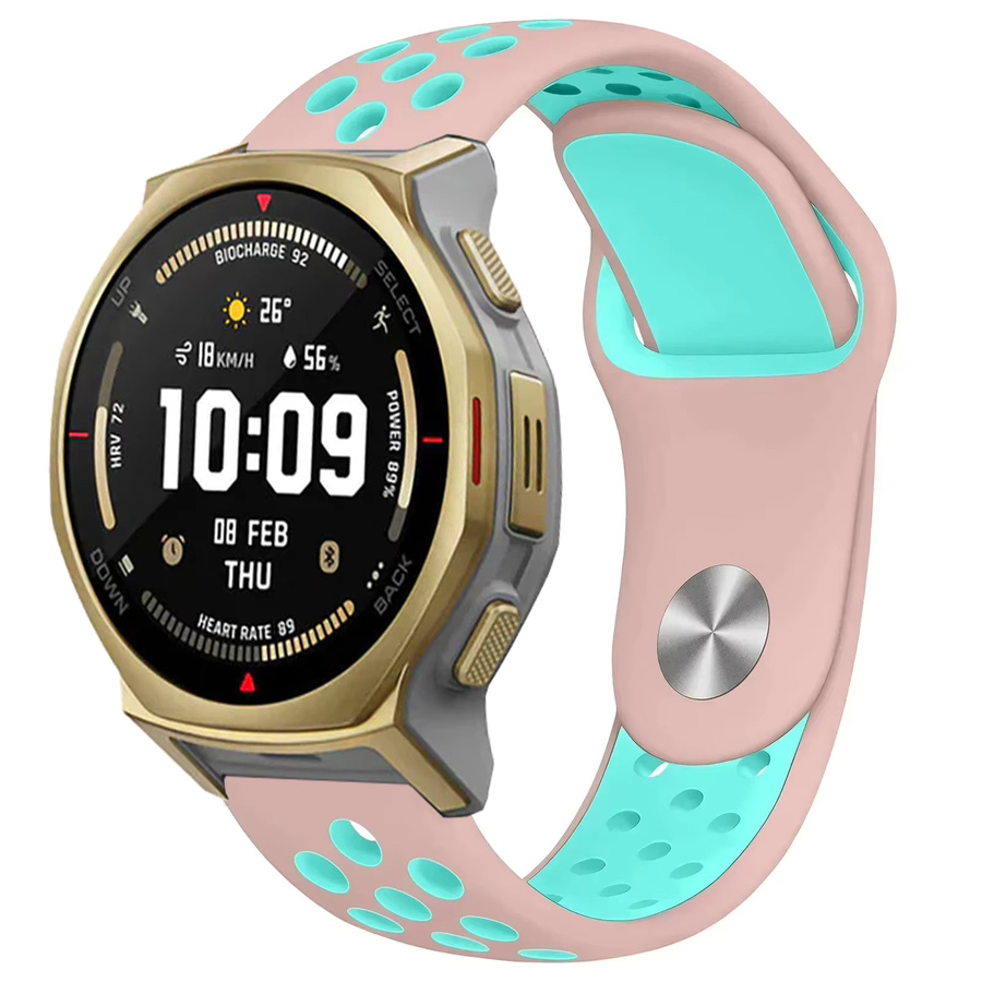 Amazfit Uhrenarmband Silikon, Schwarz, Unisex - Bild 4