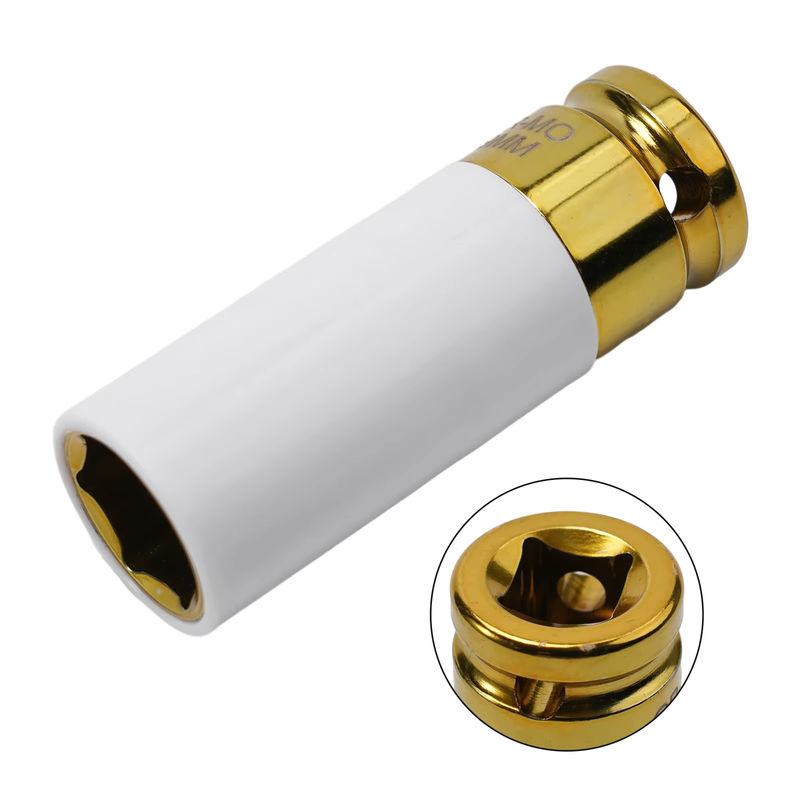 VIBRATITE Metall-Steckschlüssel 1/2 Zoll für Autoreifen und Radschrauben, 17mm/19mm/21mm, Stahl, Mehrfarbig - Bild 2