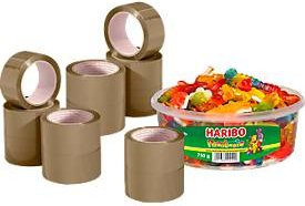 Nopi Classic Packband braun, 12 Rollen mit je 66 m Länge - Bild 1