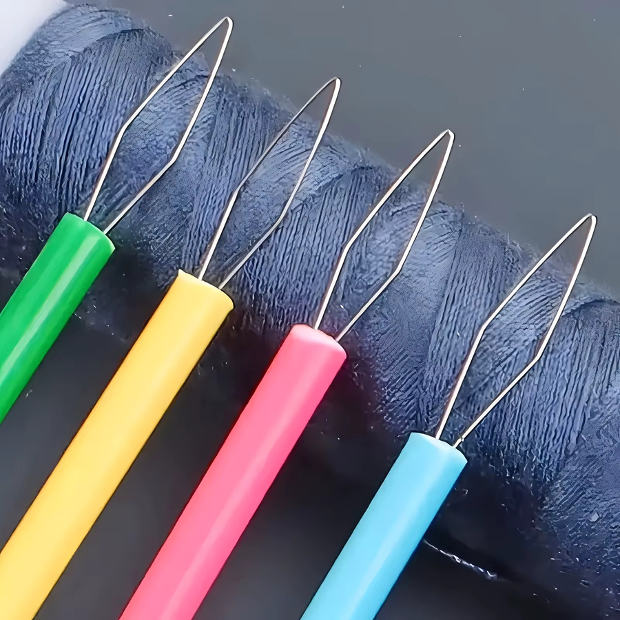 Buntes Kunststoff-Einfädelwerkzeug-Set für DIY-Nähzubehör in Mehrfarbig - Bild 2