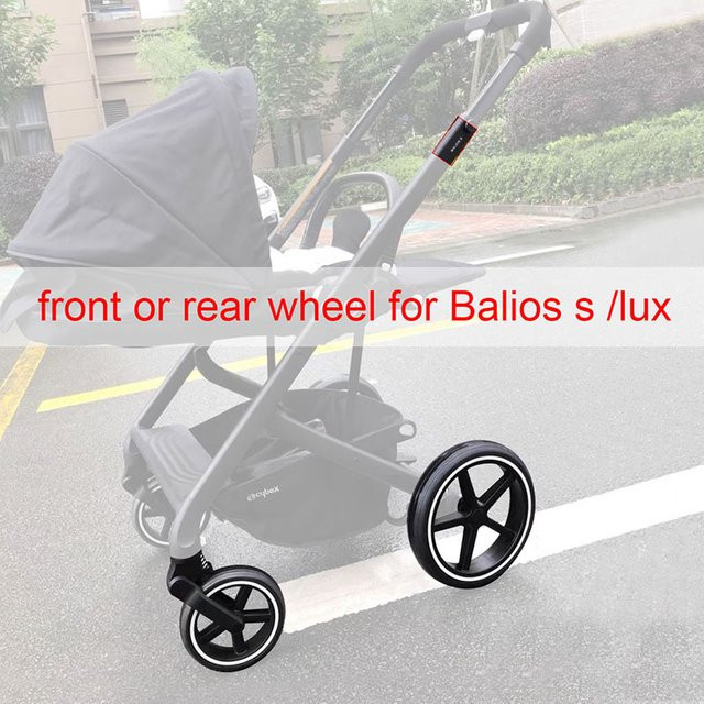 Cybex Ersatzrad für Balios S Lux in Schwarz für vorne oder hinten mit Rahmenachse - Bild 1