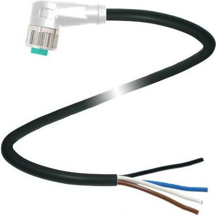 Pepperl+Fuchs 223119 Sensor-Aktor-Steckverbinder konfektioniert, 4-polig, Schwarz, 20 m - Bild 1
