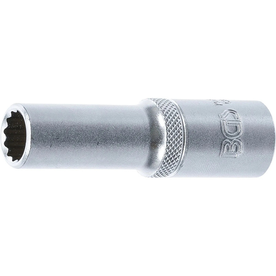 BGS Steckschlüssel-Einsatz Zwölfkant tief 10662, Antrieb 1/2 Zoll, SW 12 mm, Silber - Bild 2