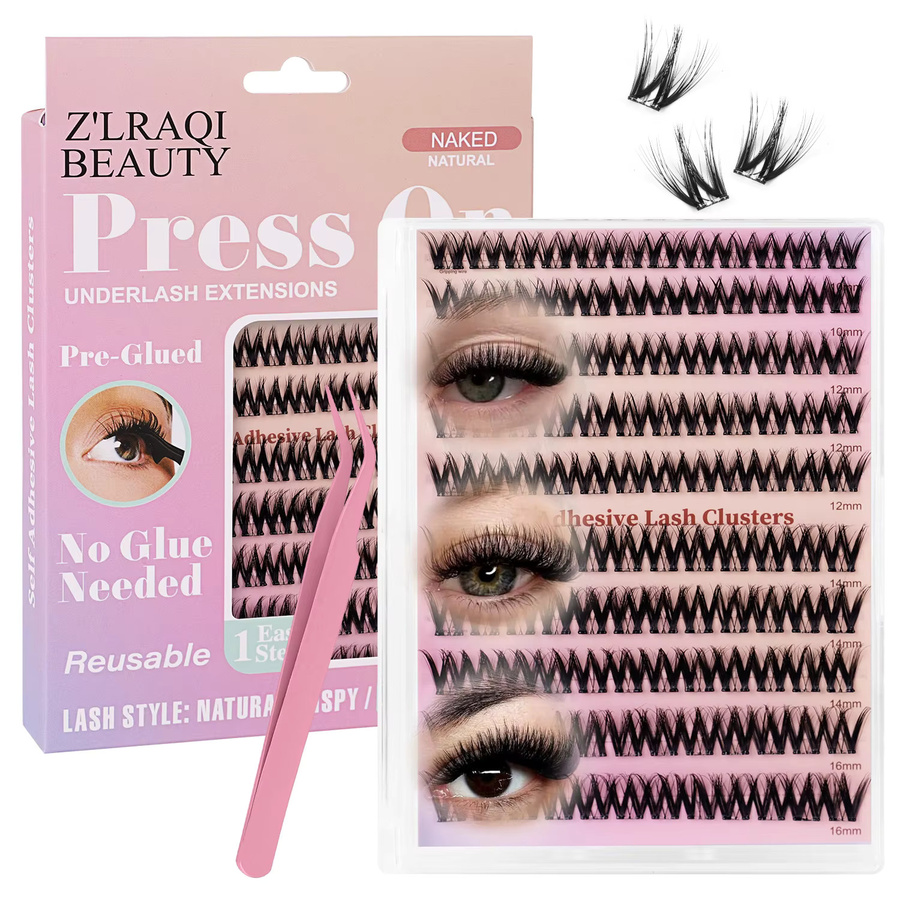 Goodobe Wimpernbüschel Set, 120 Stück, selbstklebend - Bild 2