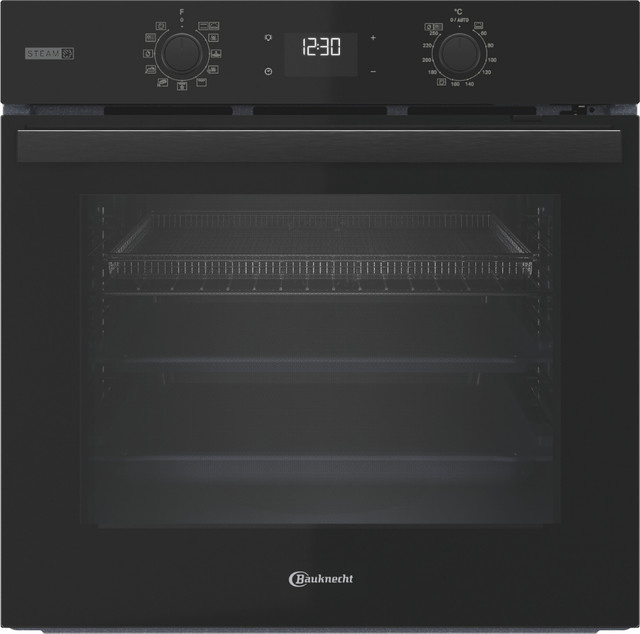 Bosch Einbau-Dampfbackofen EXB2A85PU3K in Schwarz mit Heißluft, Dampfunterstützung, Pyrolyse und Hydrolyse Reinigung - Bild 1