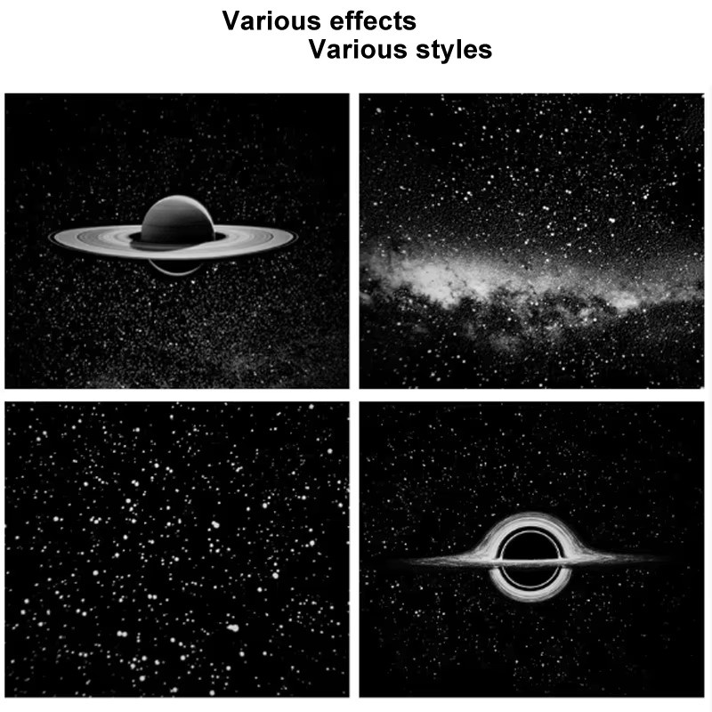 Donirt USB Auto Atmosphäre Projektor LED Sternenlicht für die Innenraumbeleuchtung mit Saturn Galaxy Effekt - Bild 2
