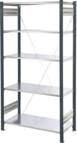 Kappes Steckregal Grundfeld in Anthrazit RAL 7016, B/T/H: 200 x 100 x 50 cm - Bild 1