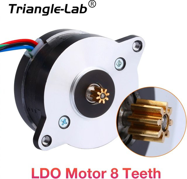 Trianglelab LDO NEMA14 LDO-36STH20-1004AHG Hochtemperaturmotor 8T für TBG TBGS TBG-AIR Sherpa DDE 3D-Drucker in Schwarz - Bild 1
