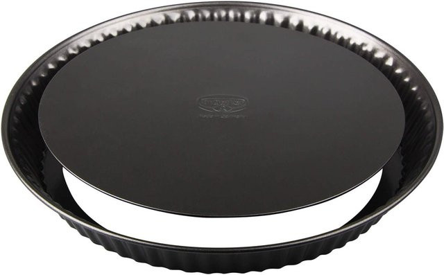 Dr. Oetker Quiche- und Tarteform Tradition mit Hebeboden, Schwarz, Durchmesser: 28 cm - Bild 1
