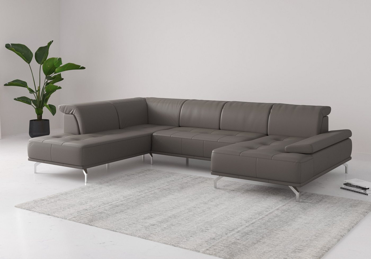 OTTO home Wohnlandschaft Caluna mit Sitztiefenverstellung und verstellbarem Kopf- und Armteil - Bild 1