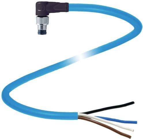 Pepperl+Fuchs 200053 Sensor-Aktor-Steckverbinder, konfektioniert, blau, Polzahl: 4, Länge: 1 m - Bild 1