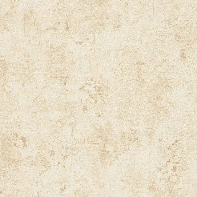 PROFHOME Spachtel Tapete Struktur Matt in Elfenbein Beige, Vlies, 0,53 m x 10,05 m - Bild 1