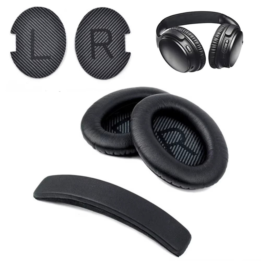 Bose Ersatz-Ohrpolster in Schwarz für QC2, QC15, QC25, QC35, AE2, AE2i und AE2w Kopfhörer - Bild 2