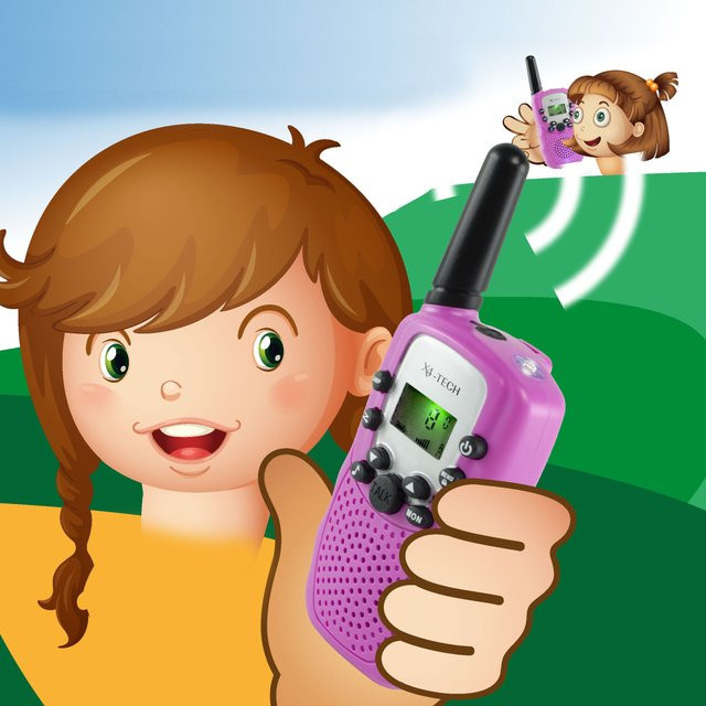 X4-TECH Walkie Talkie 2er Set pink - Bild 1