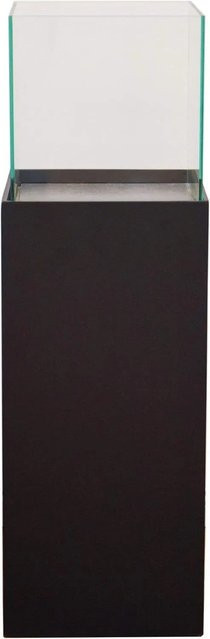 Vivanno Windlichtsäule Candela Schwarz B/T/H: 25 x 25 x 80 cm - Bild 1