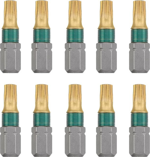 kwb Titan Torx T 20 Bit-Set, 10er Set magnetische Schraubendreher Bits, silber - Bild 1