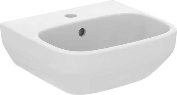 Ideal Standard Handwaschbecken i.life A Weiß B/T: 40 x 36 cm mit 1 Hahnloch und Überlauf
