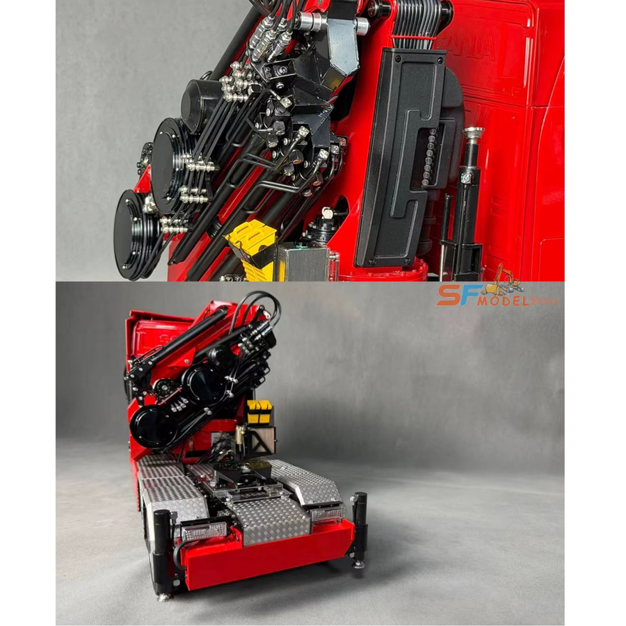 SMODELF 770S Hydraulischer Kran-LKW, 1/14, 6x6, RC, Metallchassis - Bild 2