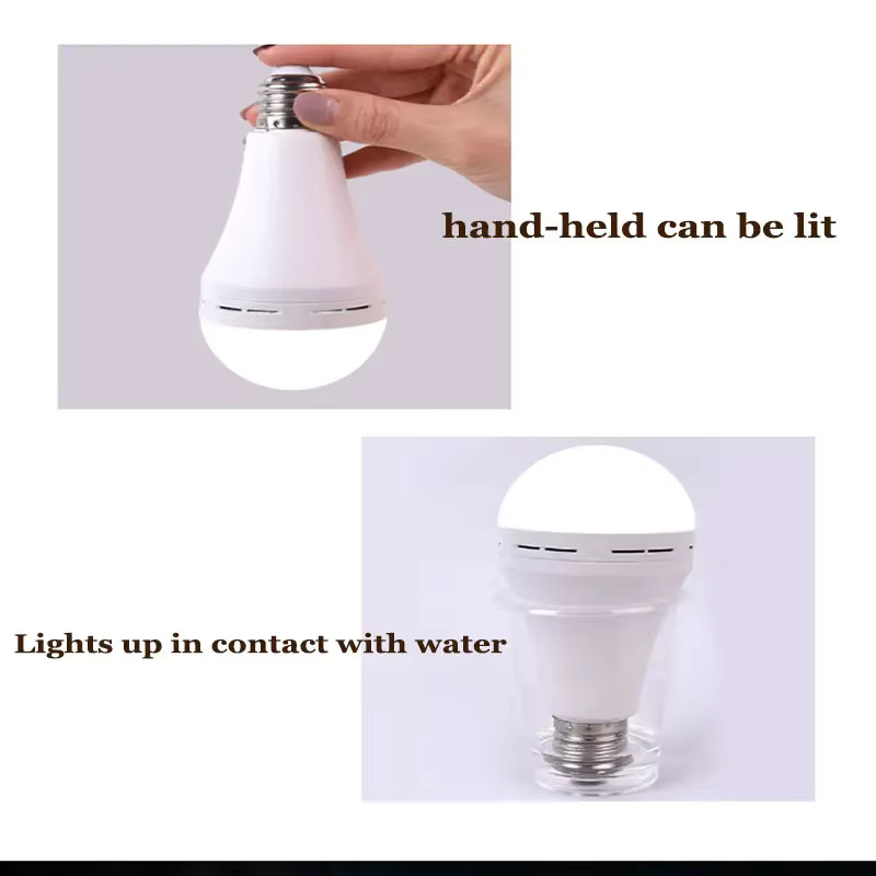 Heinast E27 LED-Notfall-Glühbirne wiederaufladbar, 9 W, weiß - Bild 3