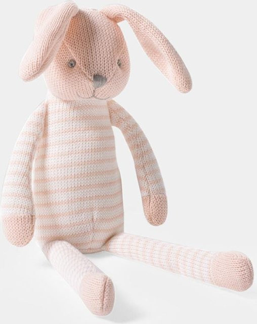 Yiran toy Kaninchenpuppe Plüschtier, Rosa, ab 4 Jahren - Bild 1
