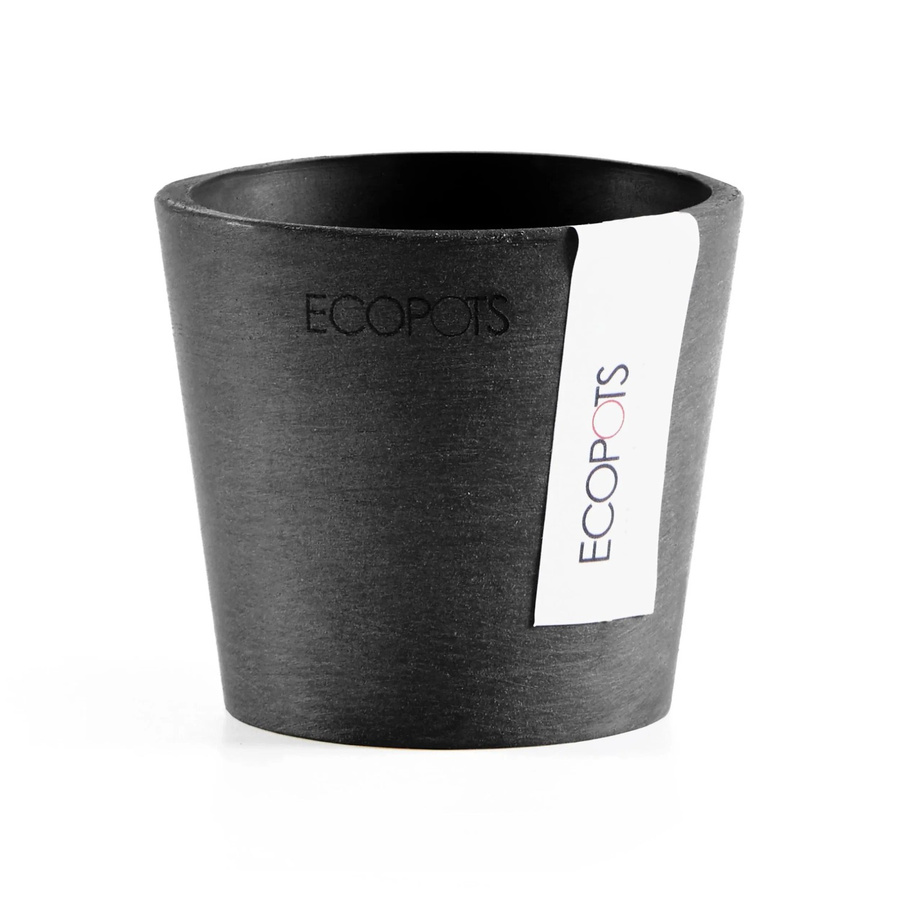 Ecopots Pflanztopf Amsterdam Mini Dunkelgrau Höhe: 8 cm - Bild 2