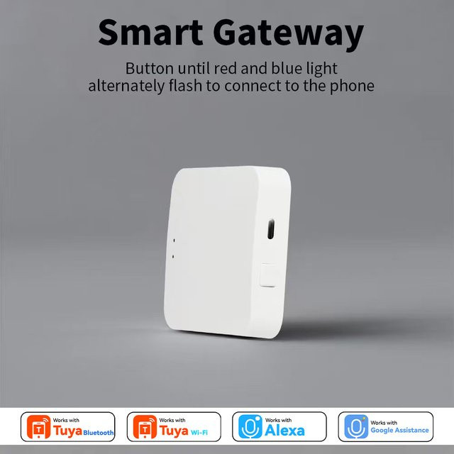 Wesense Bluetooth Mesh Signal Gateway in Weiß für Smart Life mit Alexa und Google Home Sprachsteuerung - Bild 1