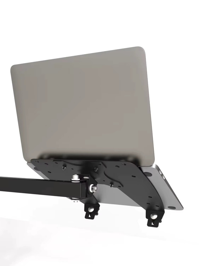 PieSteel Laptop-VESA-Stützplatte mit EVA-Schutz in Schwarz für deine Schreibtischorganisation - Bild 4