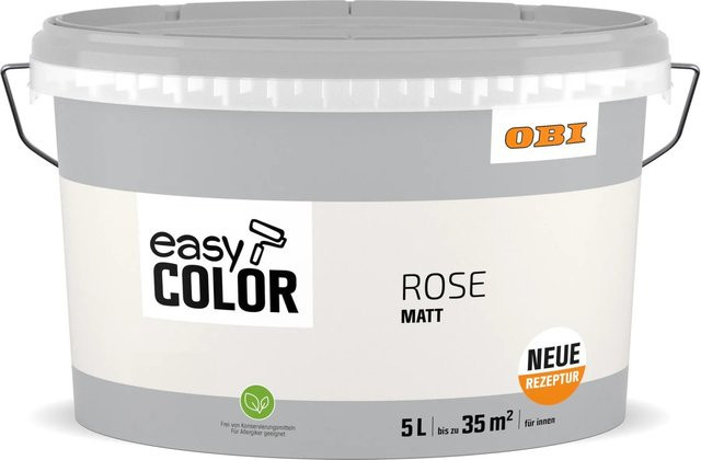 OBI Easy Color 5 Wasserbasierte Farbe in Pink, Konservierungsmittelfrei - Bild 1