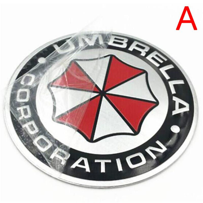 Resident Evil Umbrella Corporation 3D Aufkleber aus Aluminiumlegierung in Mango-Orange - Bild 7