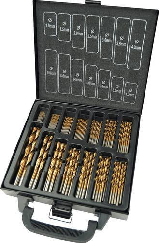 Mannesmann HSS Metall-Spiralbohrer-Set 99-teilig in Gold - Bild 1
