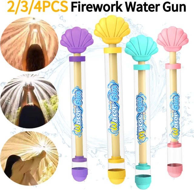 Shunmaii Feuerwerk Wasser Pistole Sprinkler Spielzeug, 2-teiliges Set - Bild 1