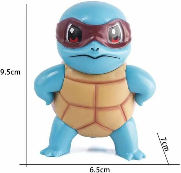 Pokémon Schiggy Figur, Actionfigur, 3er-Set, 9cm, ab 14 Jahren - Bild 1