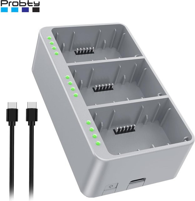 DJI Dreikanaliger Zwei-Wege-Lade-Hub für Mini 4 Pro und Mini 3 Pro Akkus - Bild 1