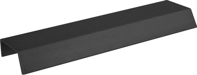 Furnipart Griffleiste Bench La aus Aluminium in Schwarz Matt Gebürstet, Breite: 200 mm - Bild 1