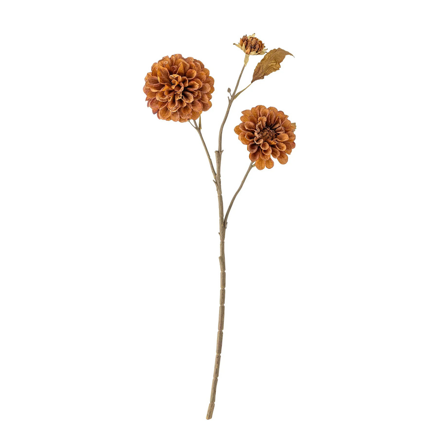 Bloomingville Kunstblume Chrysanthemum in Orange, Durchmesser: 25 cm, Höhe: 66 cm - Bild 1