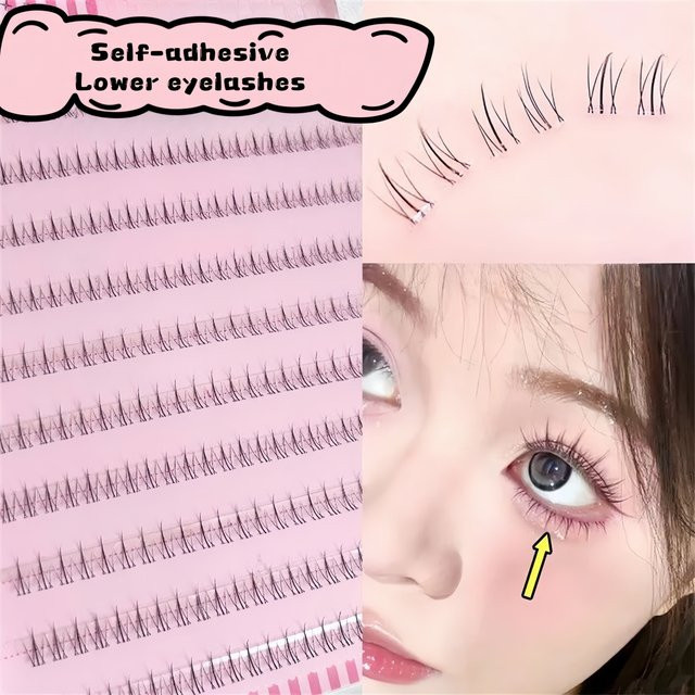 LIMEIKAI Künstliche Wimpern, Flame Lower Lashes und Fairy Lashes, Unisex - Bild 1