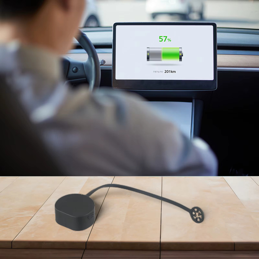 DAZZLEEX Ladeanschlussabdeckung Typ 2 aus Gummi für Elektrofahrzeuge in Schwarz - Bild 4