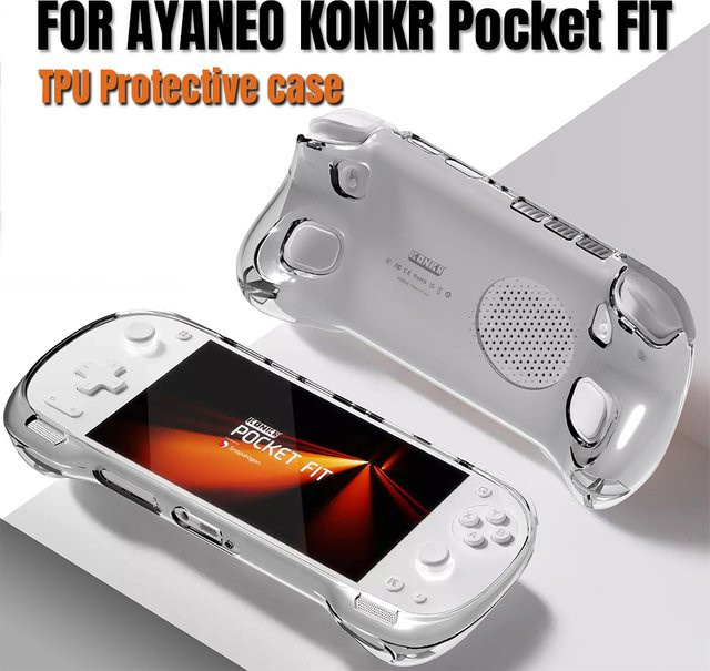 Transparente und kratzfeste TPU-Schutzhülle für deine AYANEO KONKR Pocket Spielekonsole - Bild 1