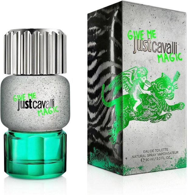 Roberto Cavalli Just Cavalli Give Me Magic Eau de Toilette, 90 ml, Herren - Bild 1